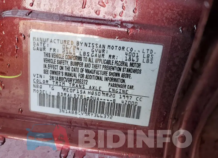 3N1AB8CV9RY366372 Photo# 12