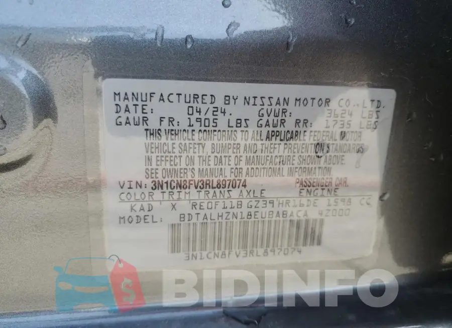 3N1CN8FV3RL897074 Photo# 13