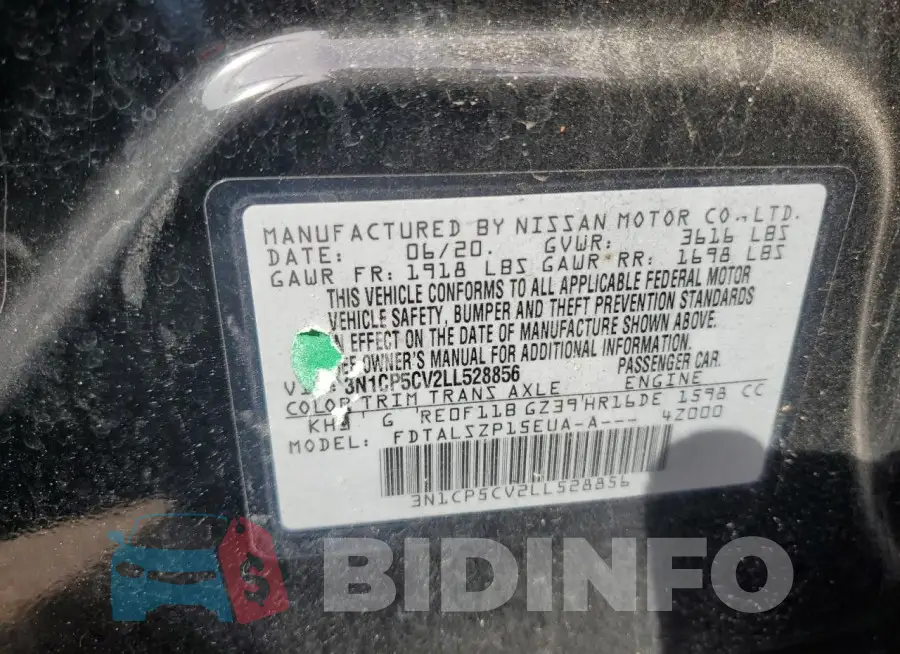 3N1CP5CV2LL528856 Photo# 12