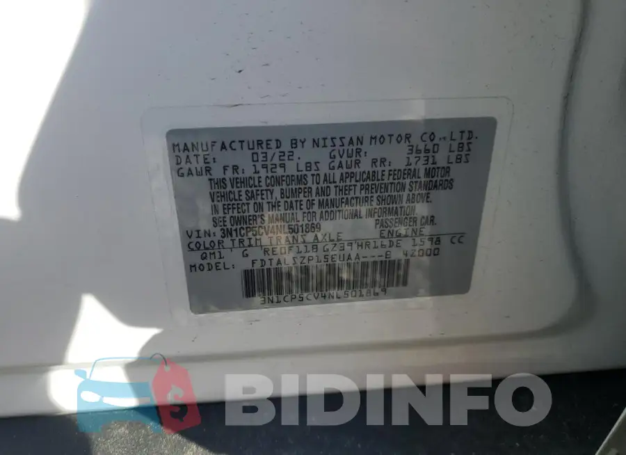 3N1CP5CV4NL501869 Photo# 12