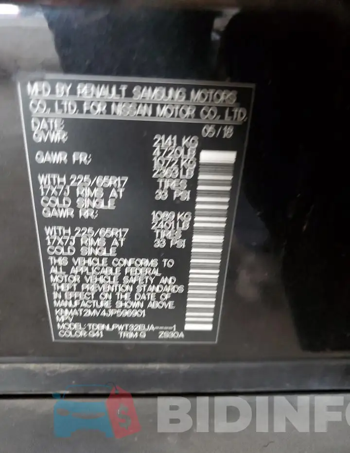 KNMAT2MV4JP596901 Photo# 12