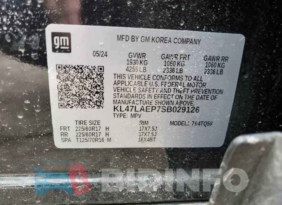 KL47LAEP7SB029126 Photo# 12