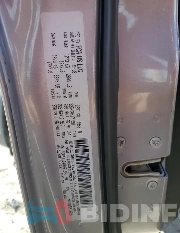 1C4PJLLB4KD301344 Photo# 12