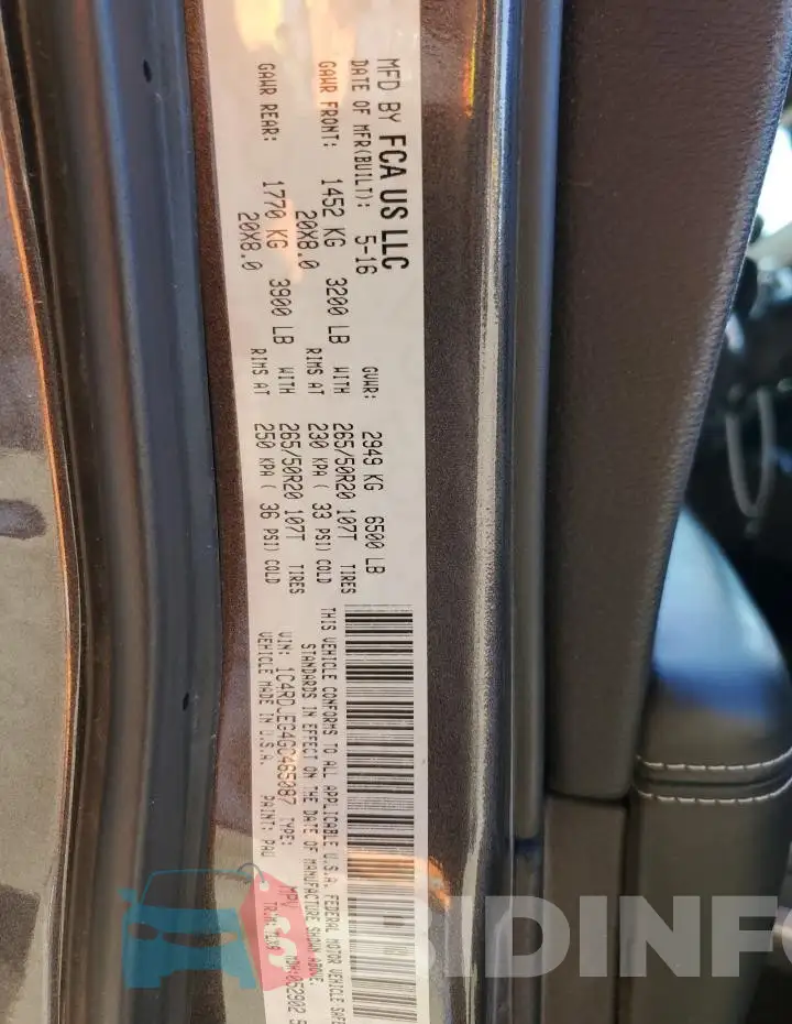 1C4RDJEG4GC465087 Photo# 13
