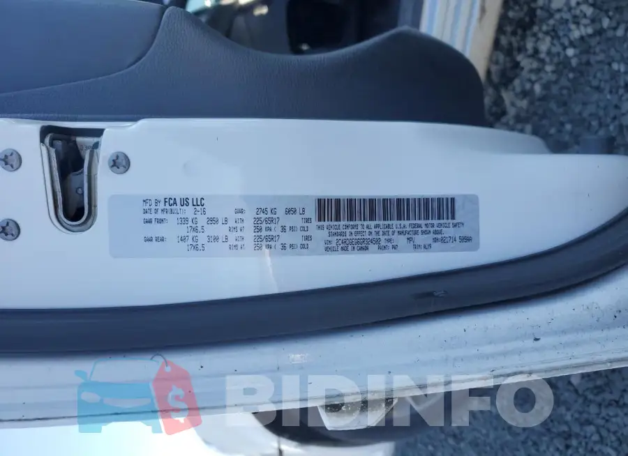 2C4RDGEG6GR324502 Photo# 13