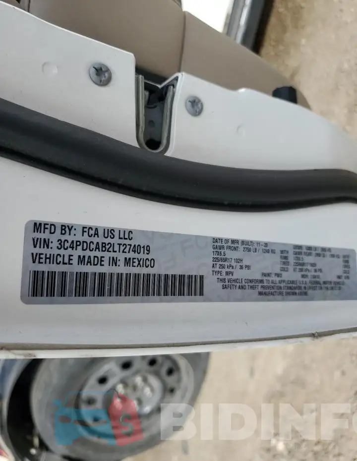 3C4PDCAB2LT274019 Photo# 13