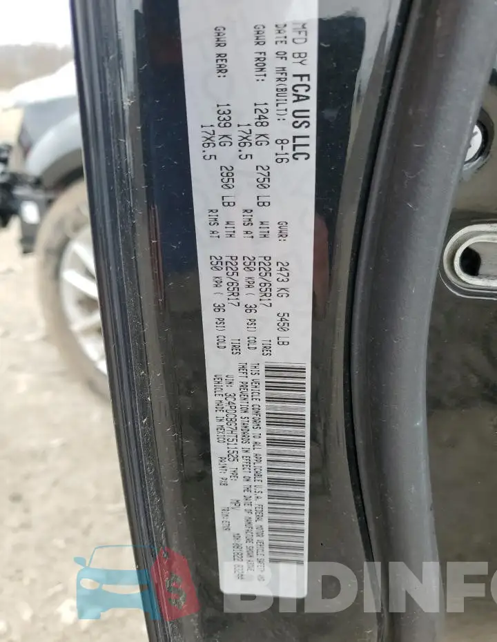 3C4PDCBG7HT511525 Photo# 14