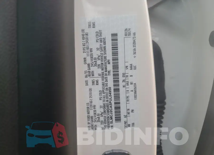 5LMCJ2CA5PUL04950 Photo# 14