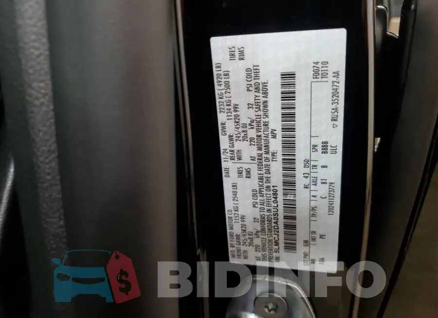 5LMCJ2DA0SUL04801 Photo# 12