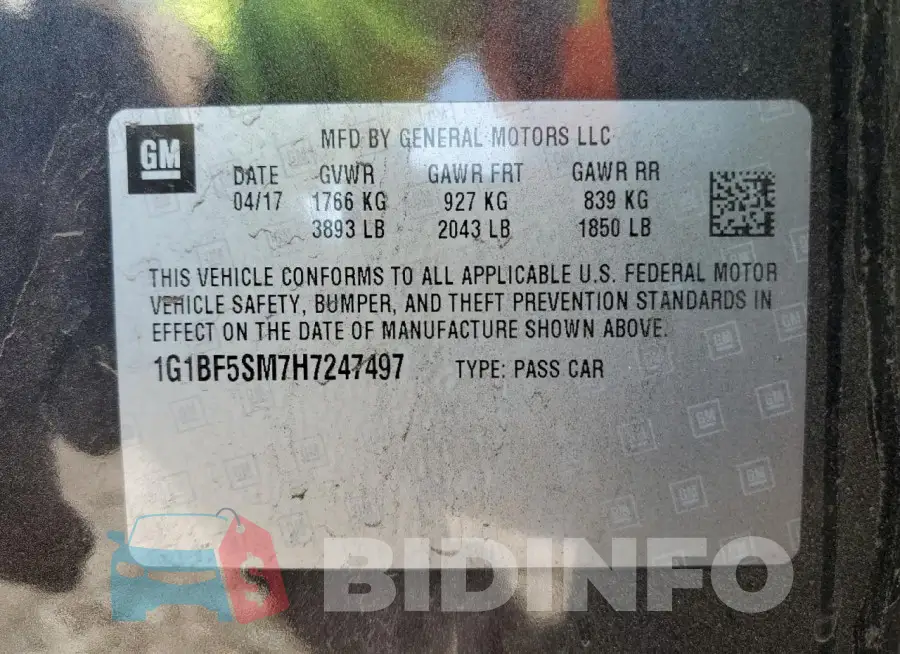 1G1BF5SM7H7247497 Photo# 13