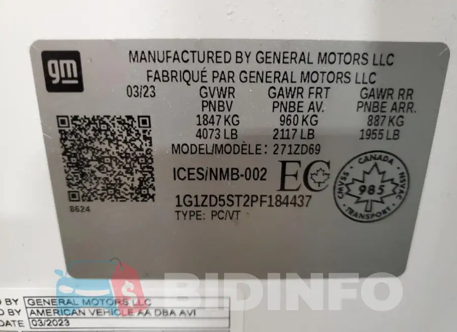 1G1ZD5ST2PF184437 Photo# 12
