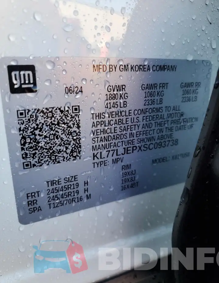 KL77LJEPXSC093738 Photo# 13