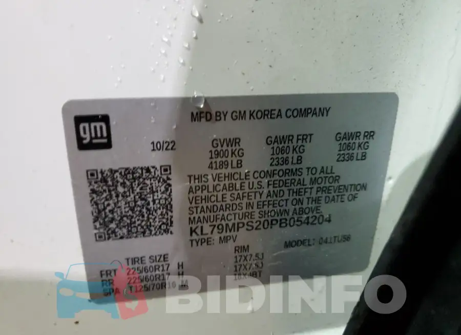 KL79MPS20PB054204 Photo# 14