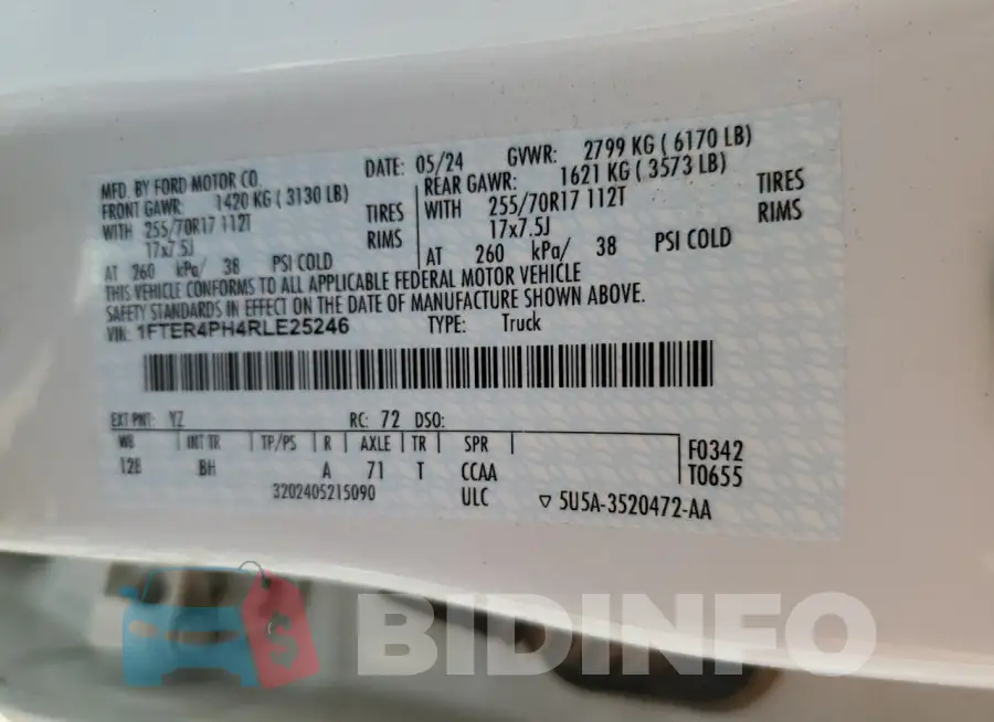 1FTER4PH4RLE25246 Photo# 12