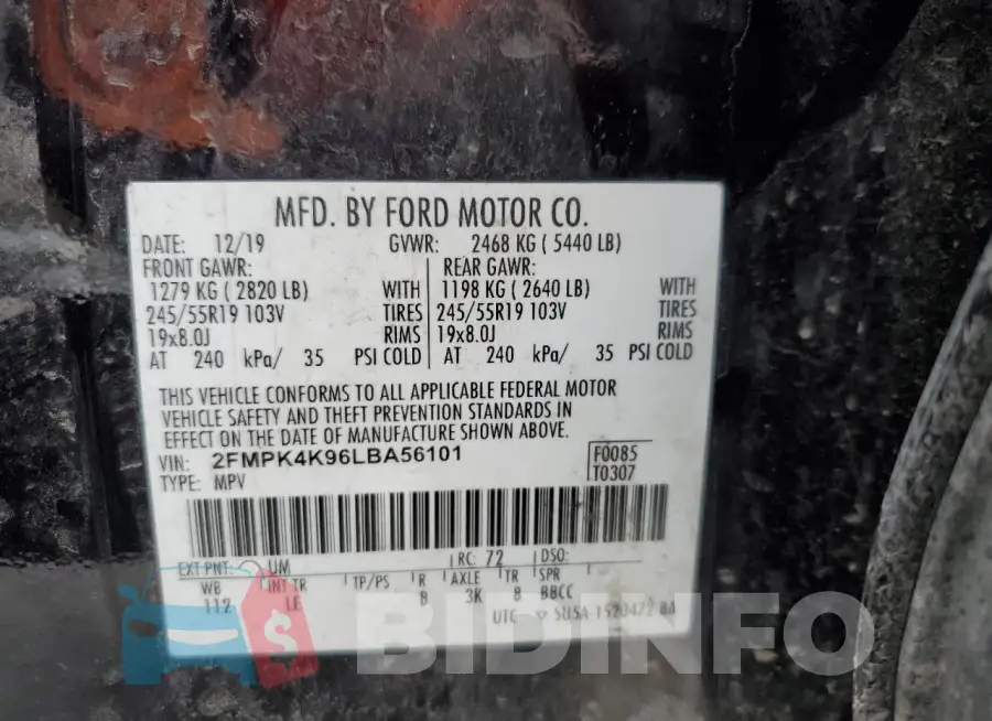 2FMPK4K96LBA56101 Photo# 13