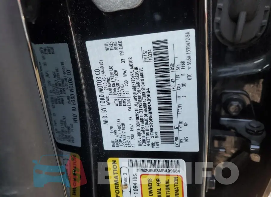 3FMCR9B68MRA09684 Photo# 13