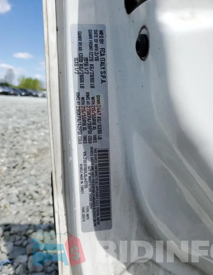 ZFBERFBB9J6J49795 Photo# 13