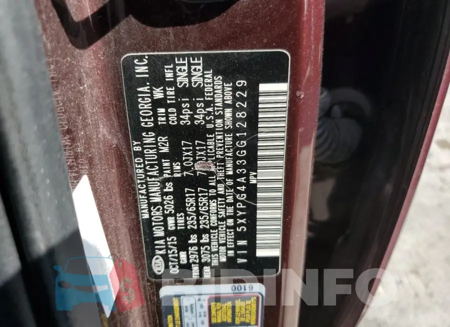 5XYPG4A33GG128229 Photo# 14