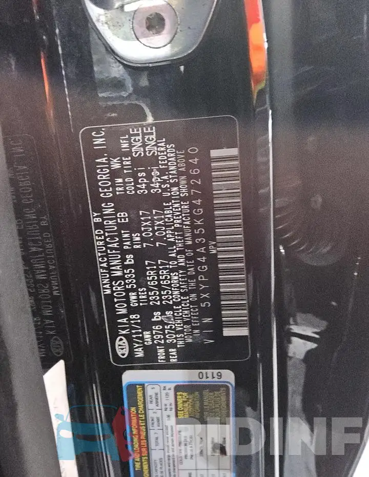 5XYPG4A35KG472640 Photo# 13