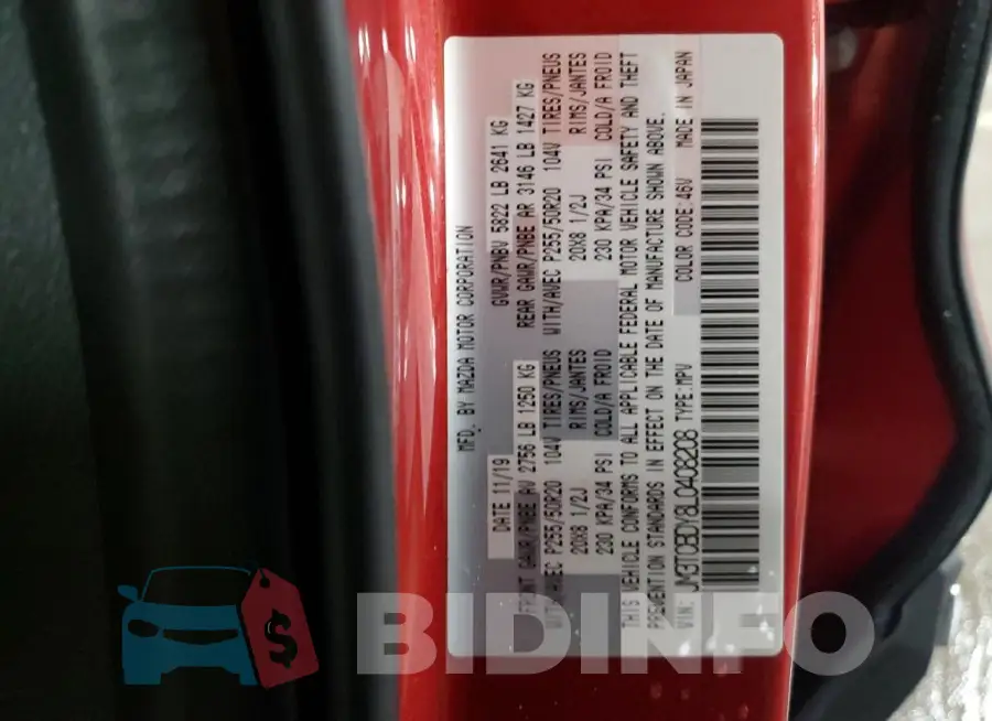JM3TCBDY8L0408208 Photo# 13