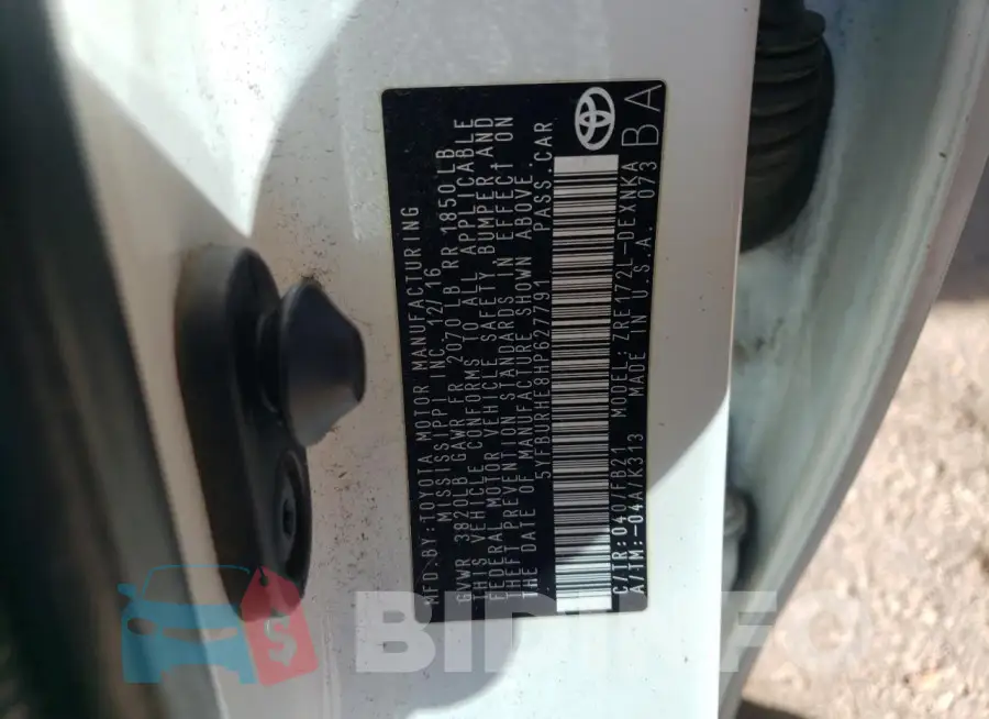 5YFBURHE8HP627791 Photo# 12