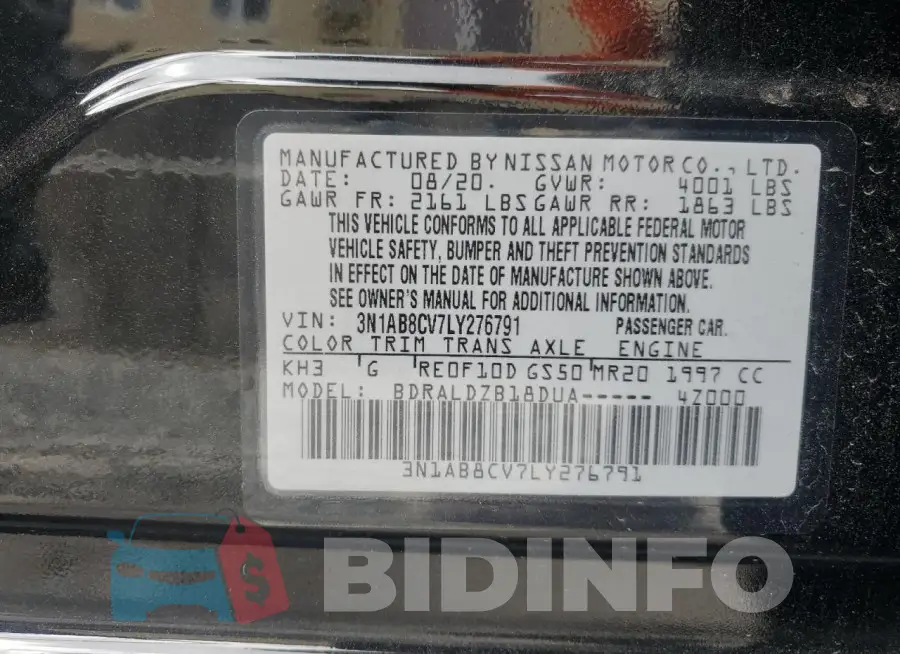3N1AB8CV7LY276791 Photo# 13