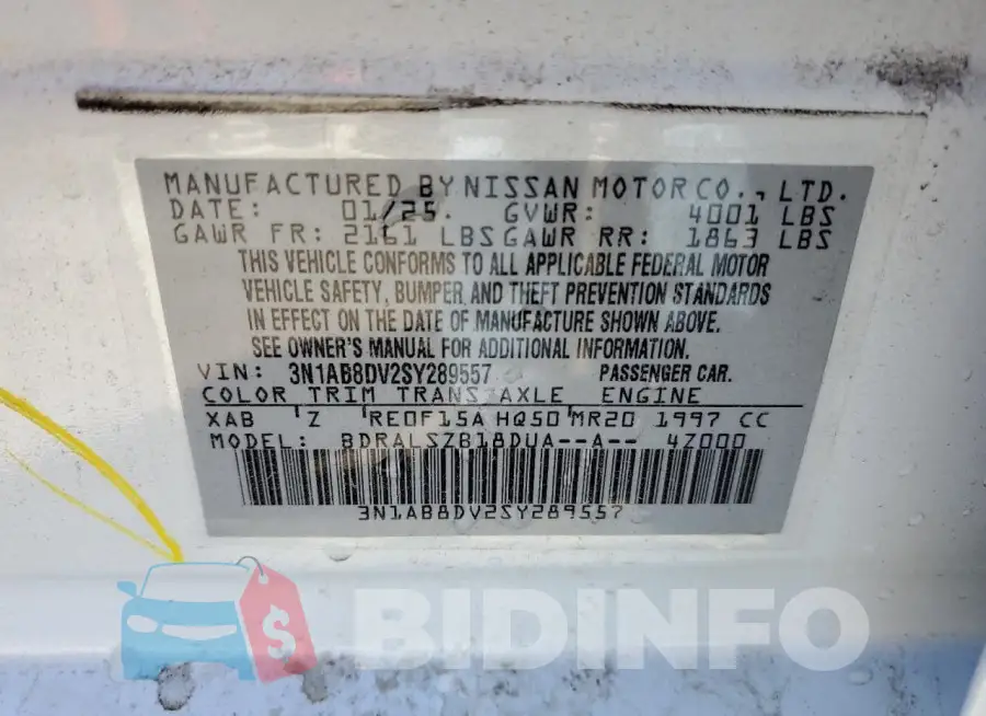 3N1AB8DV2SY289557 Photo# 12