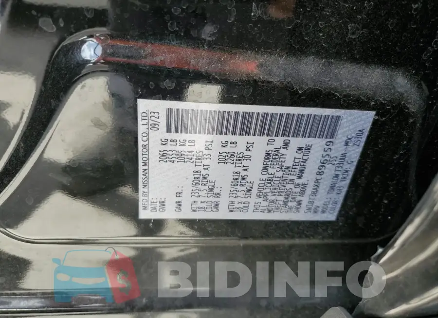 5N1BT3BAXPC896559 Photo# 14
