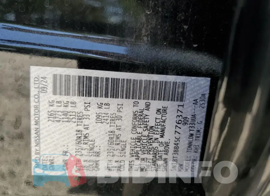 5N1BT3BB4SC776371 Photo# 13