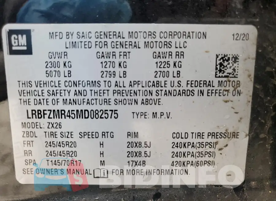 LRBFZMR45MD082575 Photo# 13