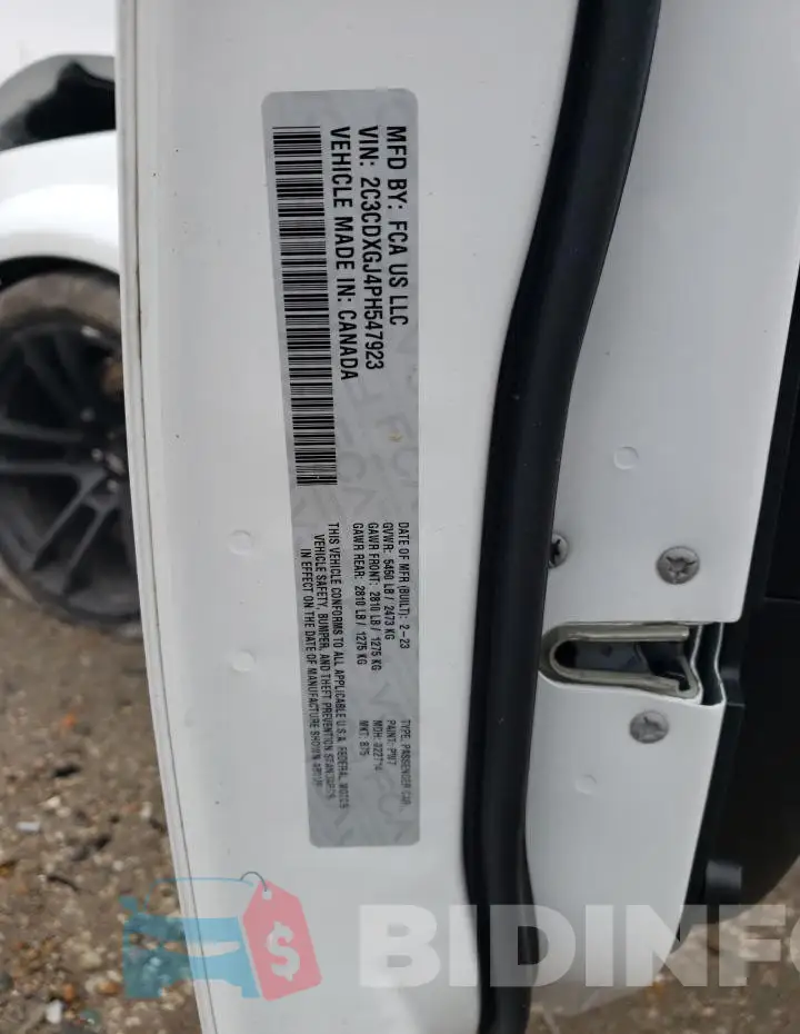 2C3CDXGJ4PH547923 Photo# 12