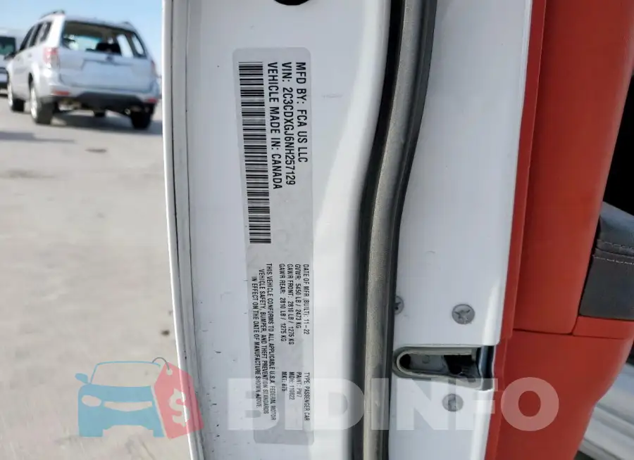 2C3CDXGJ6NH257129 Photo# 13