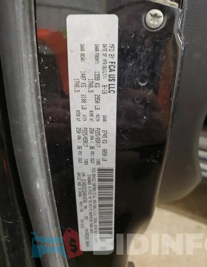 2C4RDGEG3HR545783 Photo# 14
