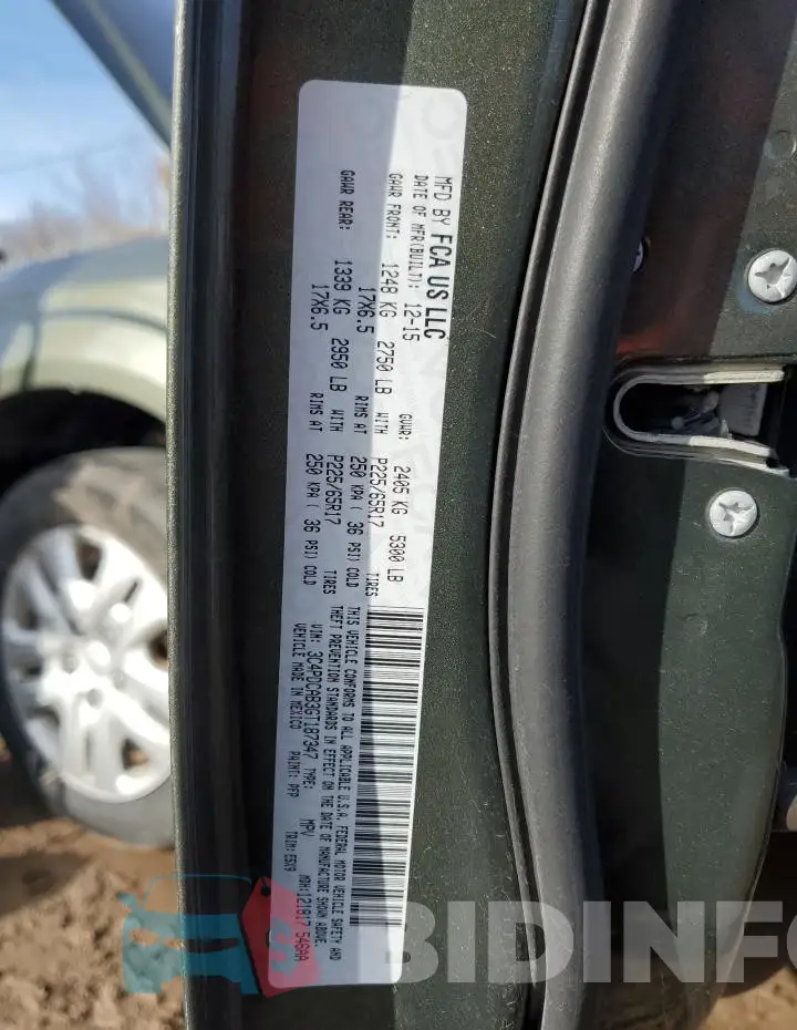 3C4PDCAB3GT187347 Photo# 13