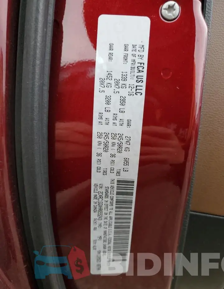 2C4RC1GGXHR655243 Photo# 13
