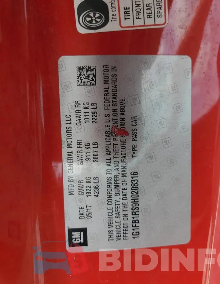 1G1FB1RS9H0208316 Photo# 12
