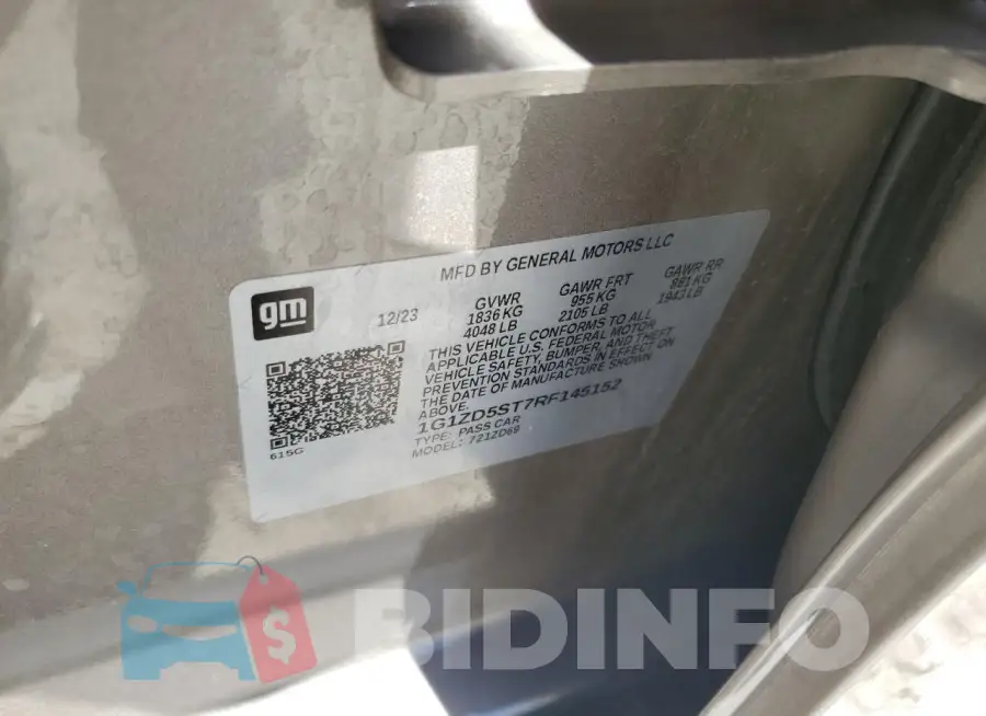 1G1ZD5ST7RF145152 Photo# 13