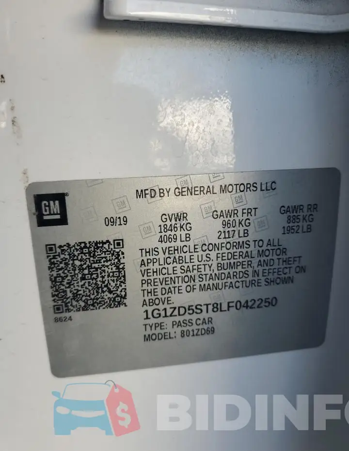 1G1ZD5ST8LF042250 Photo# 12