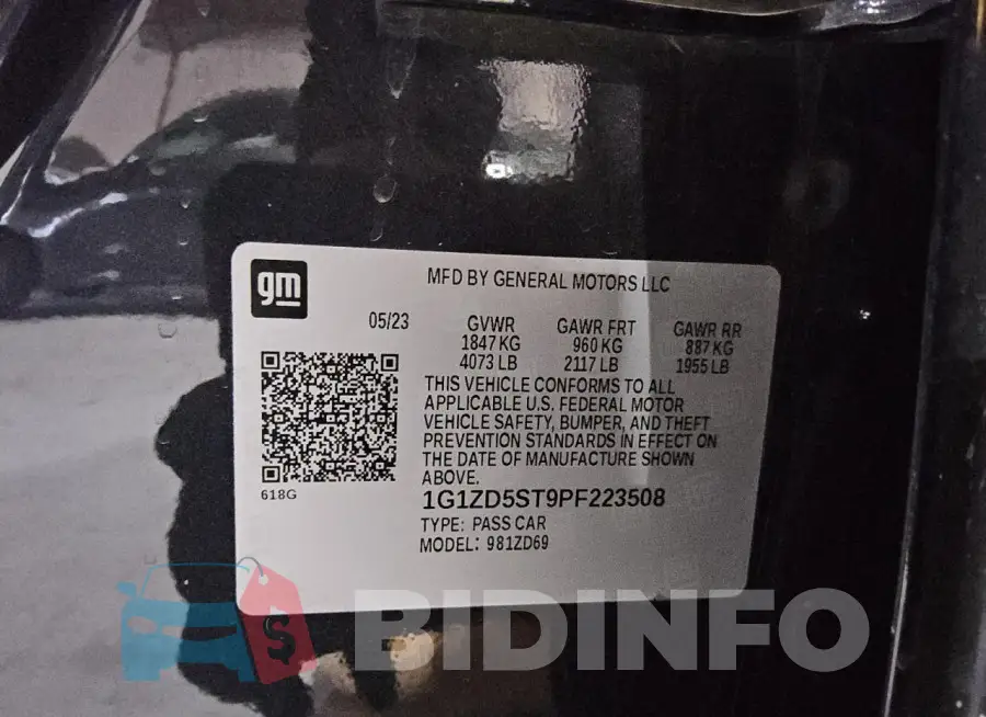 1G1ZD5ST9PF223508 Photo# 12