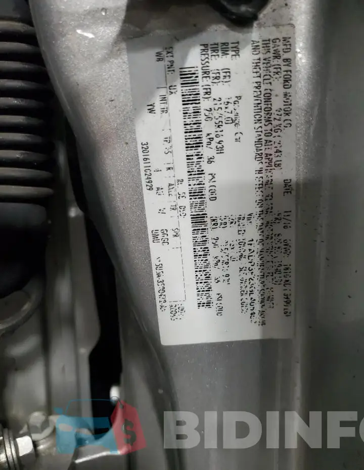 1FADP3F23GL405453 Photo# 12