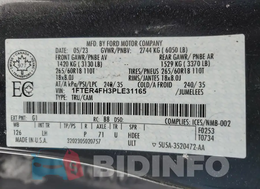 1FTER4FH3PLE31165 Photo# 12
