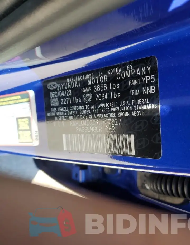 KMHLM4DG0RU707827 Photo# 12