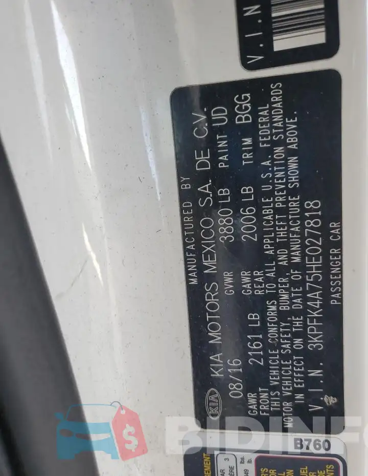 3KPFK4A75HE027818 Photo# 13
