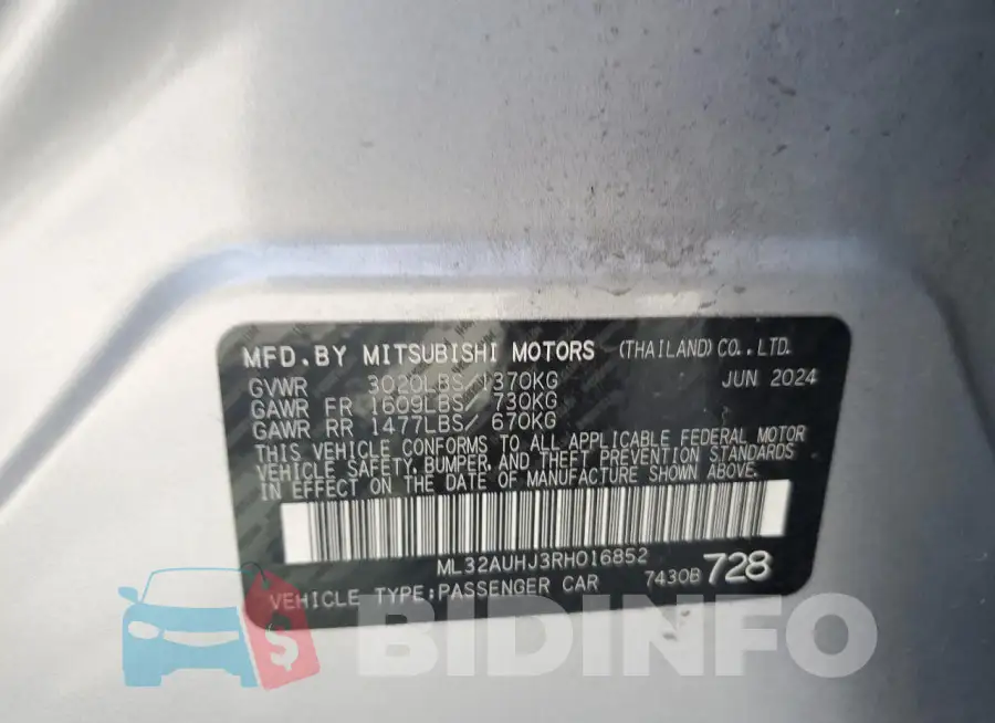 ML32AUHJ3RH016852 Photo# 12
