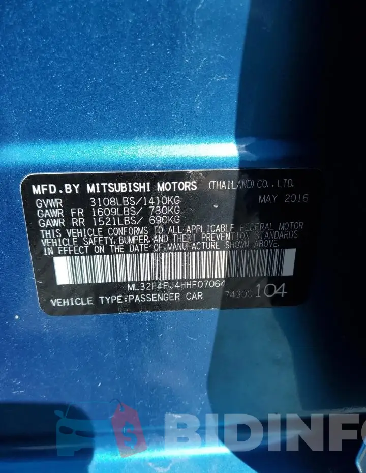 ML32F4FJ4HHF07064 Photo# 12