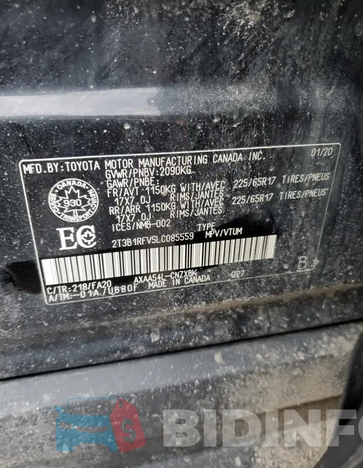 2T3B1RFV5LC085559 Photo# 13