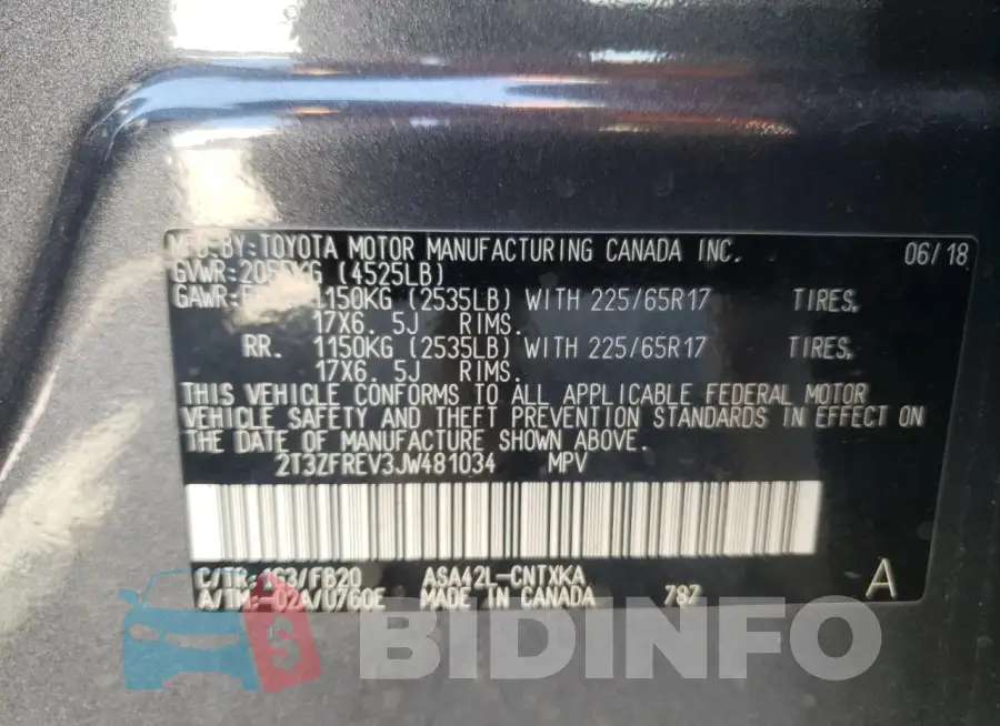 2T3ZFREV3JW481034 Photo# 13