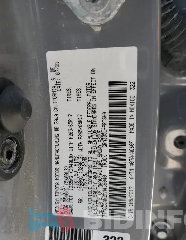 3TMCZ5AN2MM436040 Photo# 12