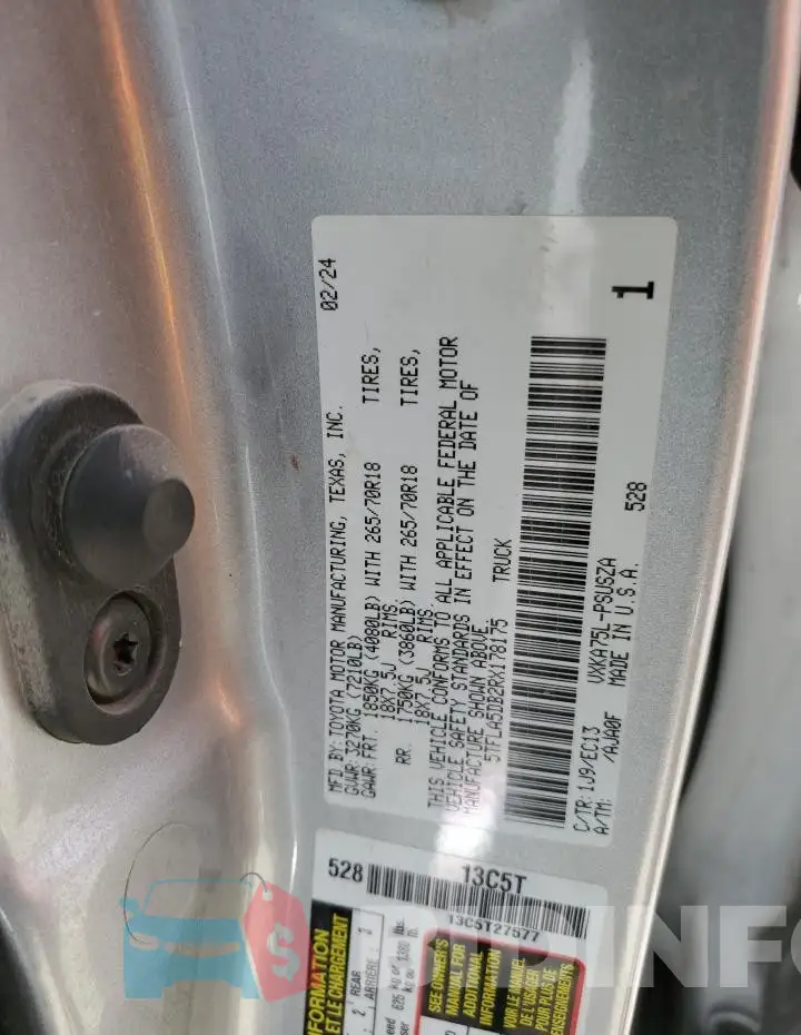 5TFLA5DB2RX178175 Photo# 12