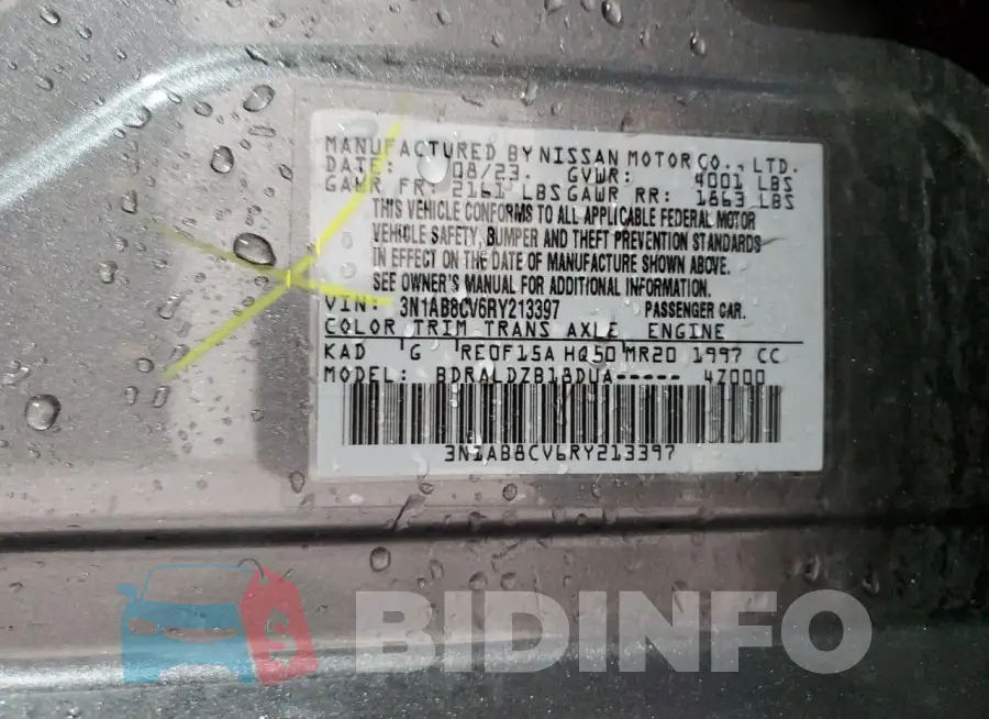 3N1AB8CV6RY213397 Photo# 12